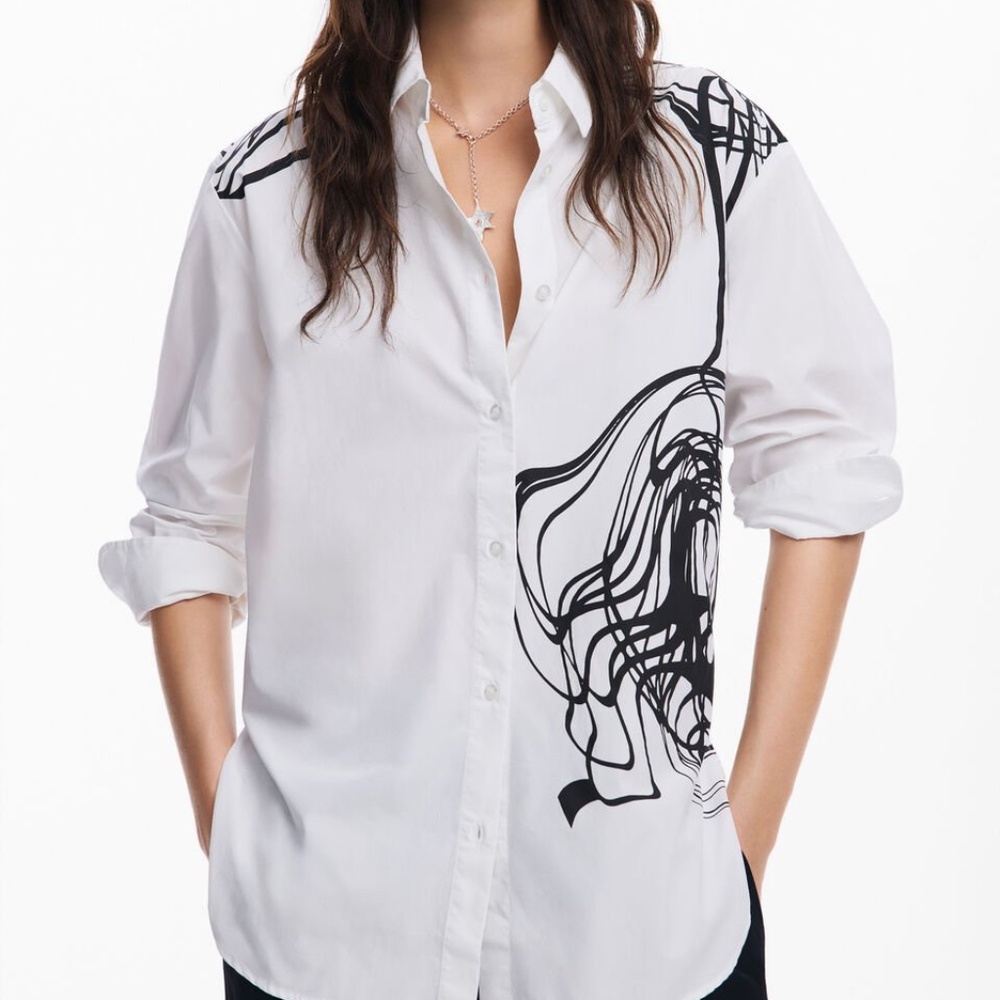DESIGUAL OVERSIZED SHIRT M. CHRISTIAN LACROIX